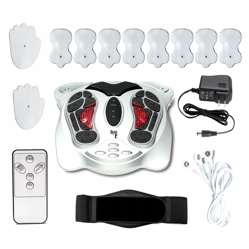MASAŻER STÓP Z PODCZERWIENIĄ I TERAPIĄ TENS ELEKTROSTYMULATOR DO MASAŻU