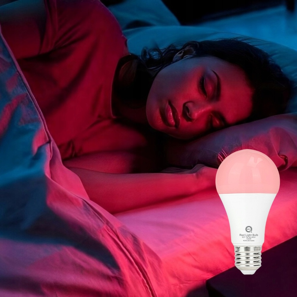 ZDROWA ŻARÓWKA LED E27 NA NOC 7W BEZ ŚWIATŁA NIEBIESKIEGO LEPSZY SEN 200LM - obrazek 5