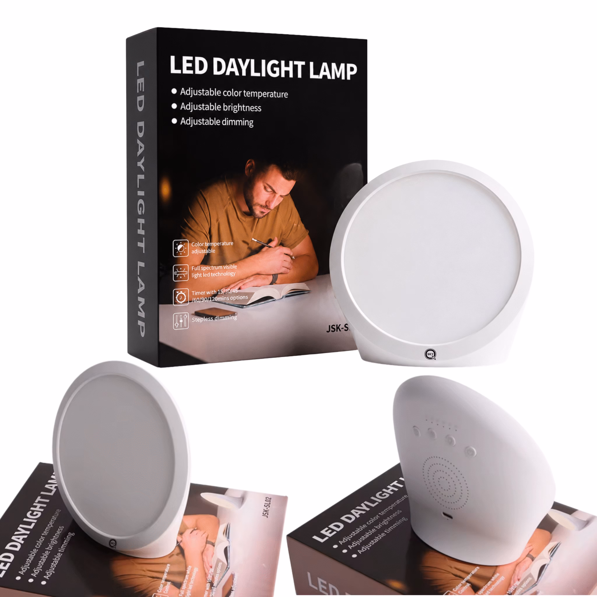 LAMPA DO TERAPII ŚWIATŁEM QSKY 10 000 LUX - obrazek 8